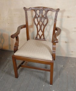 8 anglais Chippendale Chaise 