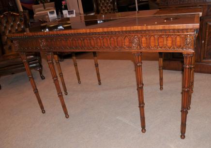 Chippendale Table console découpés par main Tableaux Mahogany Hall