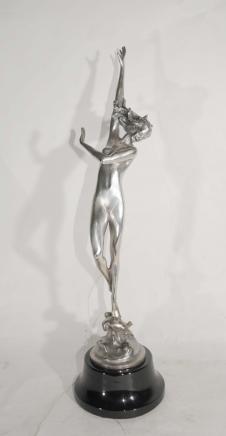 Art Nouveau Crest Wave Statue en bronze Harriet Frishmuth