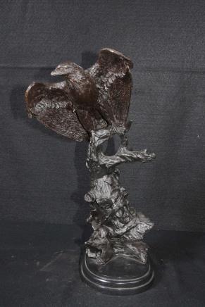 Bronze American Eagle Statue Oiseau Prey