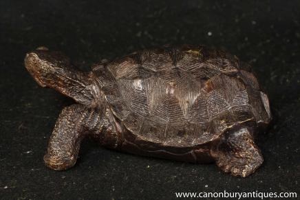 Bronze Tortoise Statue casting anglais tortue Figurine