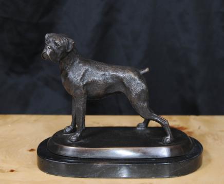 Bronze anglais Bull Dog Statue chiens Canine Art