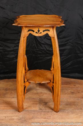 Chêne Arts et métiers Side Table support de table antique meubles anglais