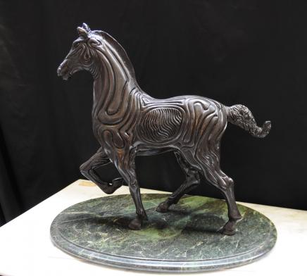 Espagnol Cheval de bronze Statue Sculpture Art Absract Picasso