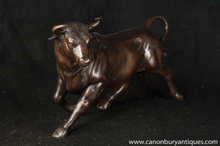 Grande Vache Bronze Bull Statue Bullock animaux Castings