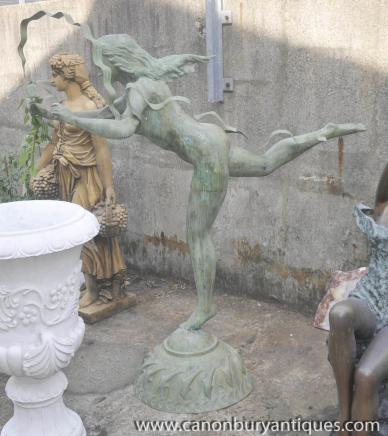 Lifesize Paul Manship Bronze Atalanta Statue Art Nouveau Figurine