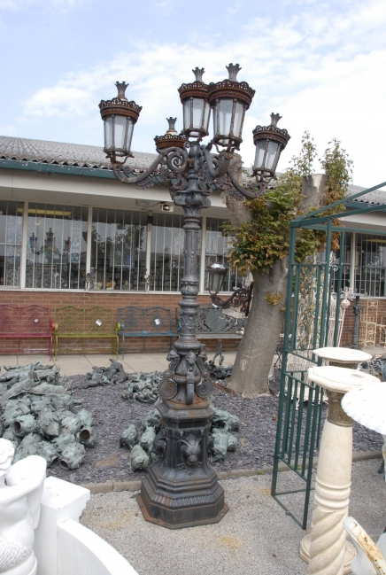 10 pieds anglais Moulage victorienne Fer Lamp Post