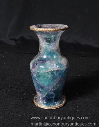 Blue John Urne Vase fluorite Interiors