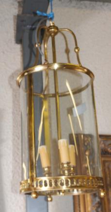 Brass Lantern français Lampe Lustre