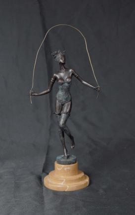 Bronze Déco érotique Whiplash Passer Figurine de Milo
