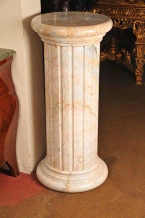 Carrera piédestal en marbre socle colonne de tableau