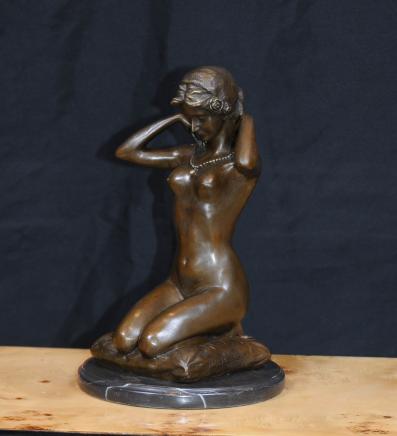 Français Bronze Femme nue Statue Figurine Femme Nue Erotic Art