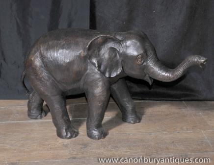 Grand Bronze Elephant Statue architectural Jardin Art