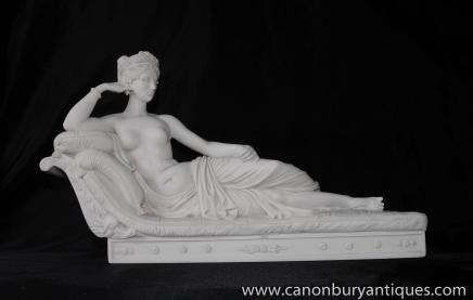 Italienne Femme nue Pierre Staue Vénus déesse de l'amour romaine Mythe