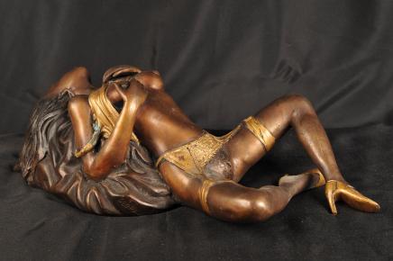 Nu Bronze Porno Fille Figurine Erotic Art Figurine