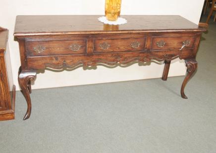 Pays Oak Cab Leg Commode Buffet anglais