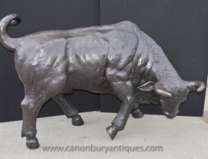 Grand Cow Bronze Bull Statue Bulls Bullock