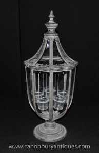 Lanterne Métal victorienne Lampe Bougeoir