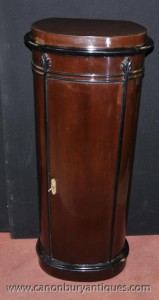 Grand pilier Biedermeier poitrine Cabinet Rosewood Furniture