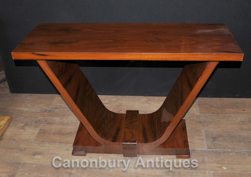 Art Déco Rosewood Table console Oggee 1920 Vintage tableaux