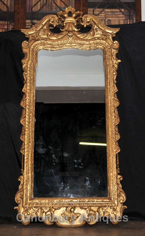 George II Gilt Pier Miroir Miroirs Interiors