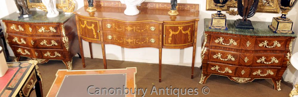 Paire Grand Empire Bombe Commodes Commodes Kingwood