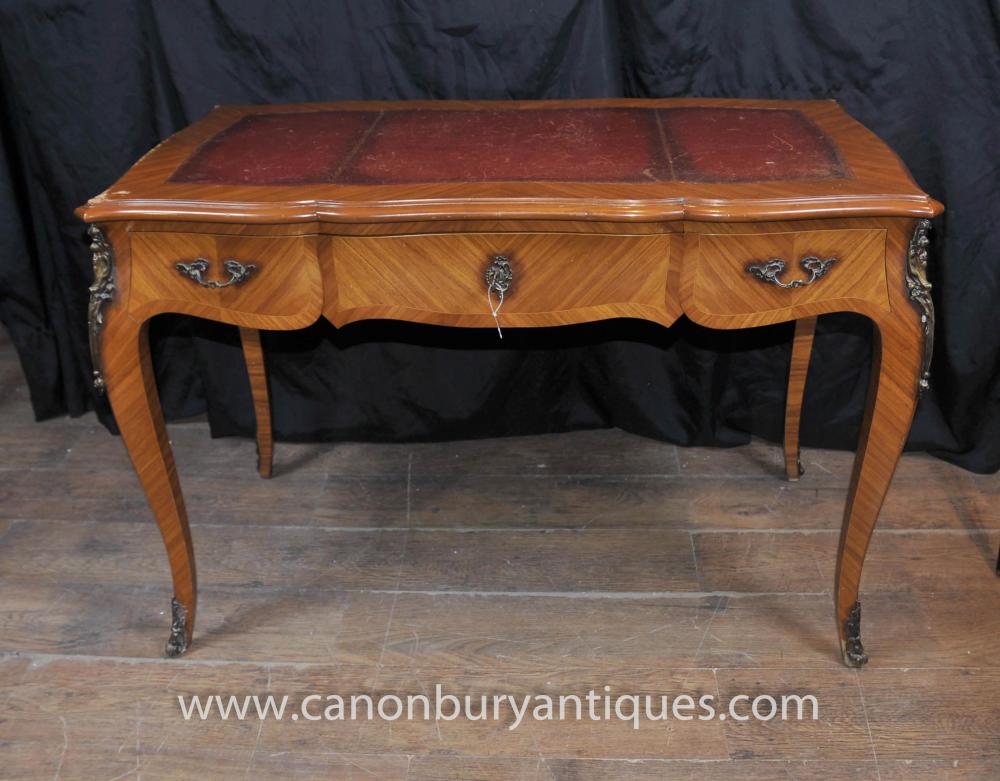 Antique French Empire Bureau Plat Writing Table