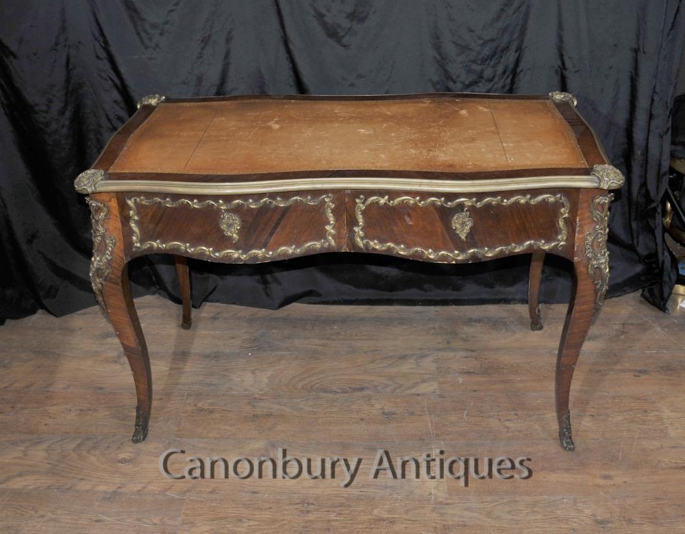 French Empire Antique Desk Writing Table