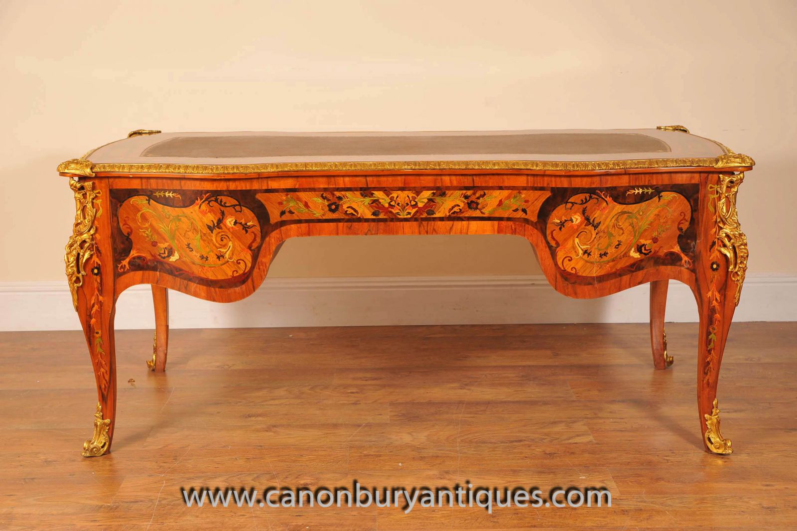 Louis XV Bureau Plat Desk Writing Table www_canonburyantiques_com (9)-2-2