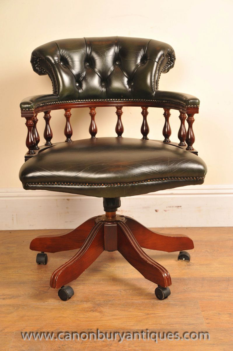 Victorian Tub Desk Chair Captains Chairs www_canonburyantiques_com-2