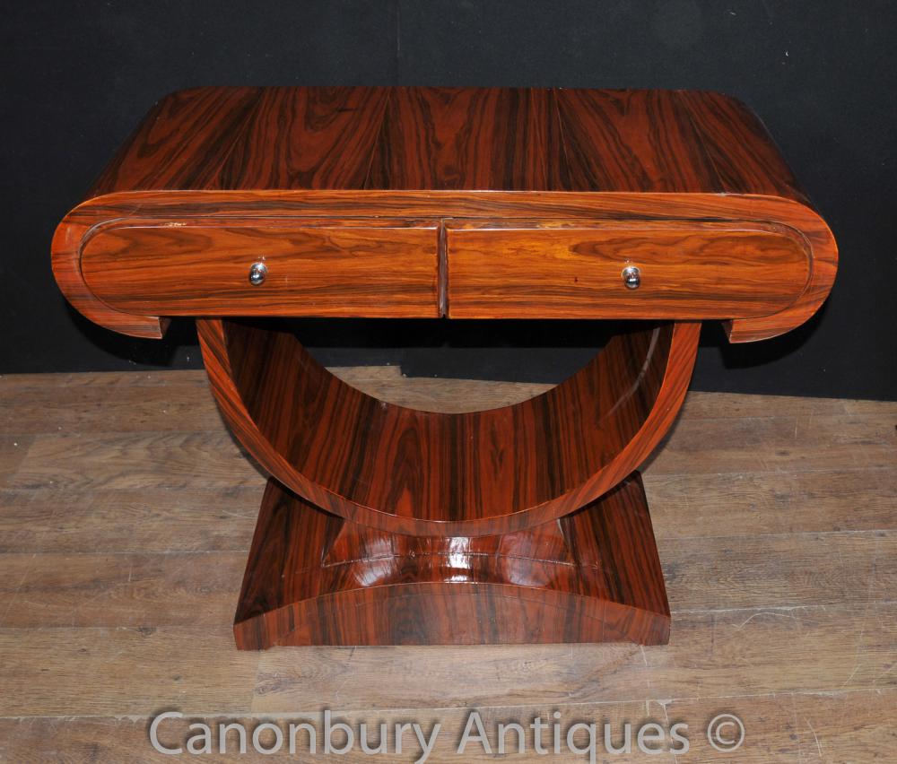 Art Deco Table Console Rosewood Salle Tables