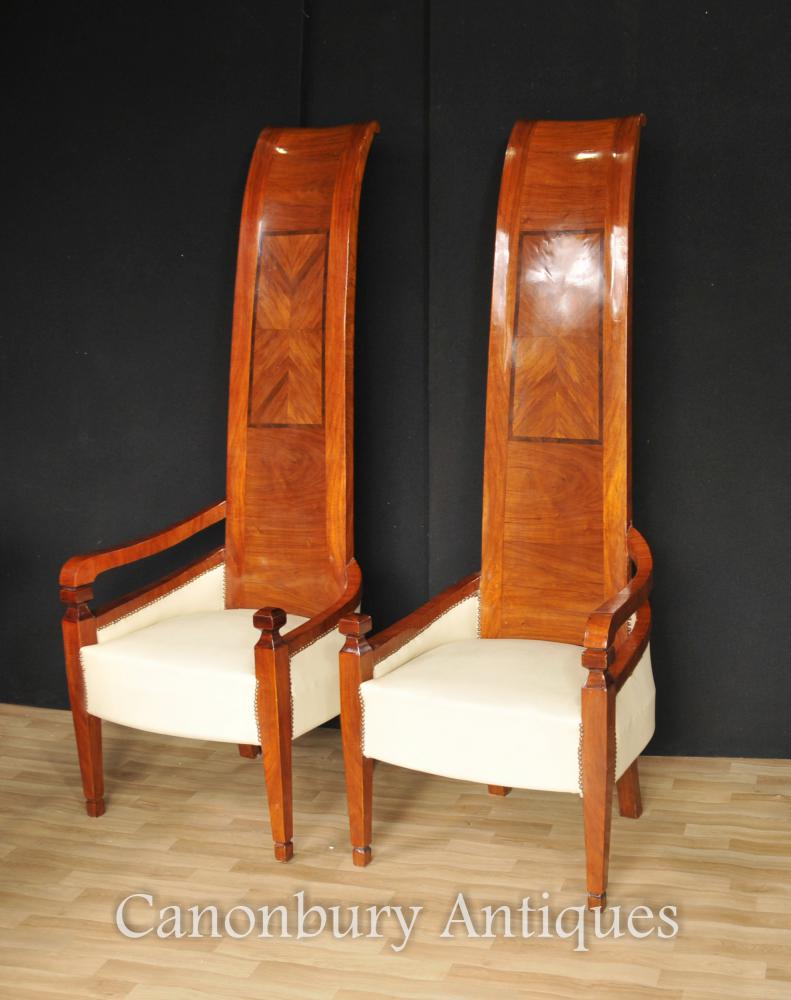 Président Paire Art Deco Grand Retour Fauteuils Modernist Interiors