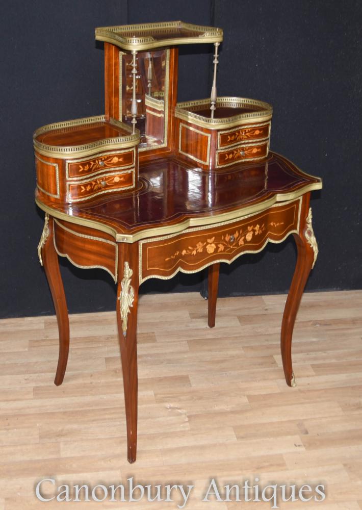 Bureau antique Empire Bureau De Dame Ladies 1880 Table d’écriture