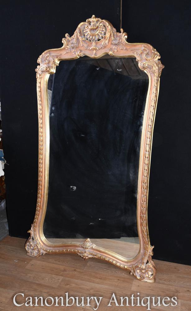 Miroirs en verre miroir Louis XIV