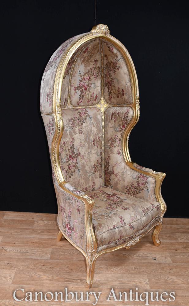 Regency Gilt Porters Chaises de fauteuil