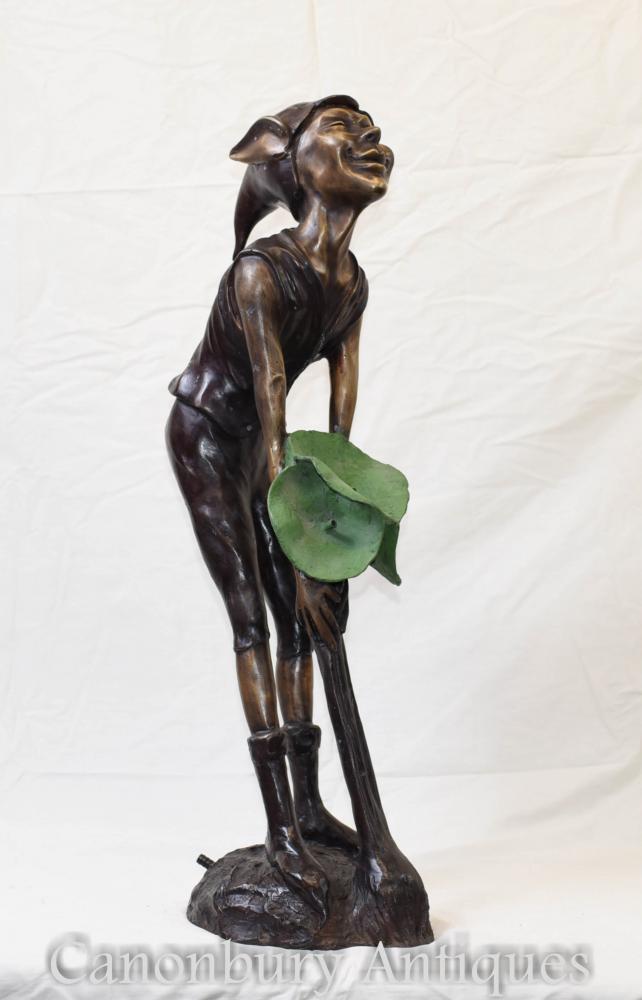 Bronze Statue de Pixie Fontaine Celtique Fairey Elph Casting