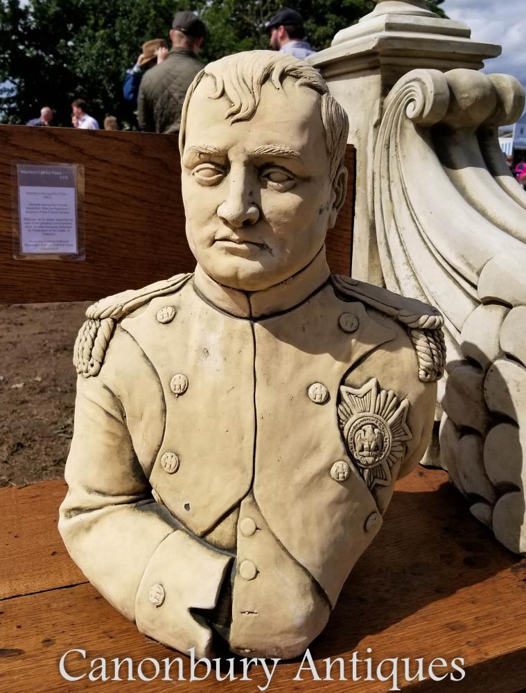 Buste en pierre Empereur Napoléon Bonaparte Français