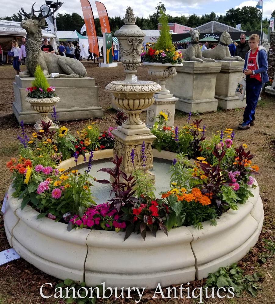 Fontaine de jardin en pierre anglaise Doulton Urn Water Feature