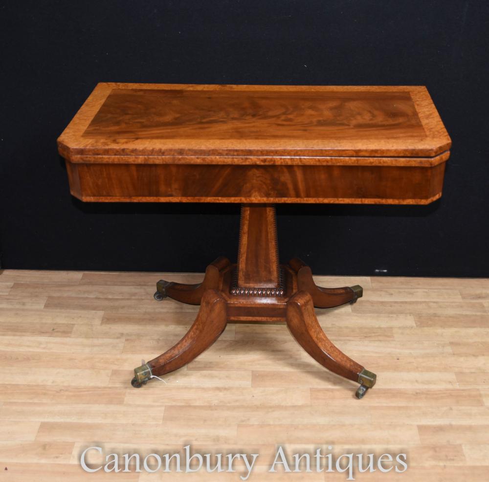 Regency Mahogany Jeux de cartes