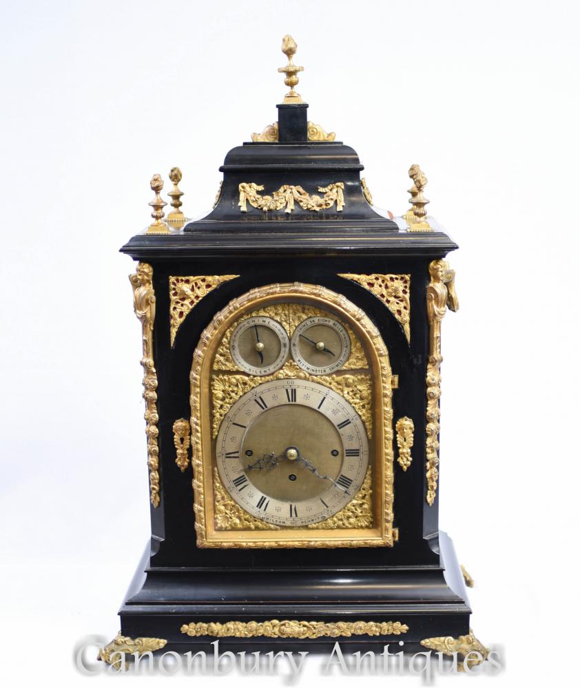 Pendule victorienne Westminster Chimes Carriage Time