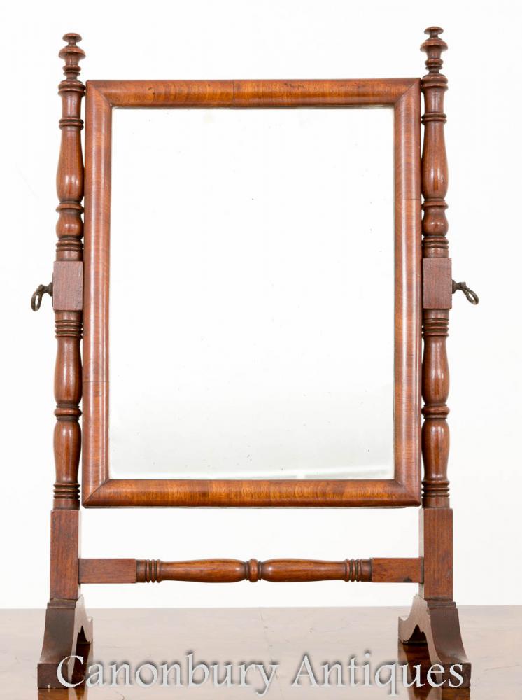 Miroir de toilette Régence en acajou - Dressing Miroirs Cheval