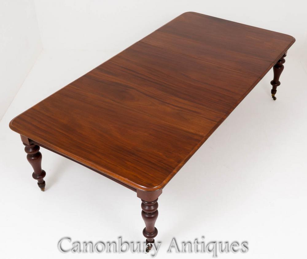 Victorian Dining Table - Tables extensibles en acajou vers 1860