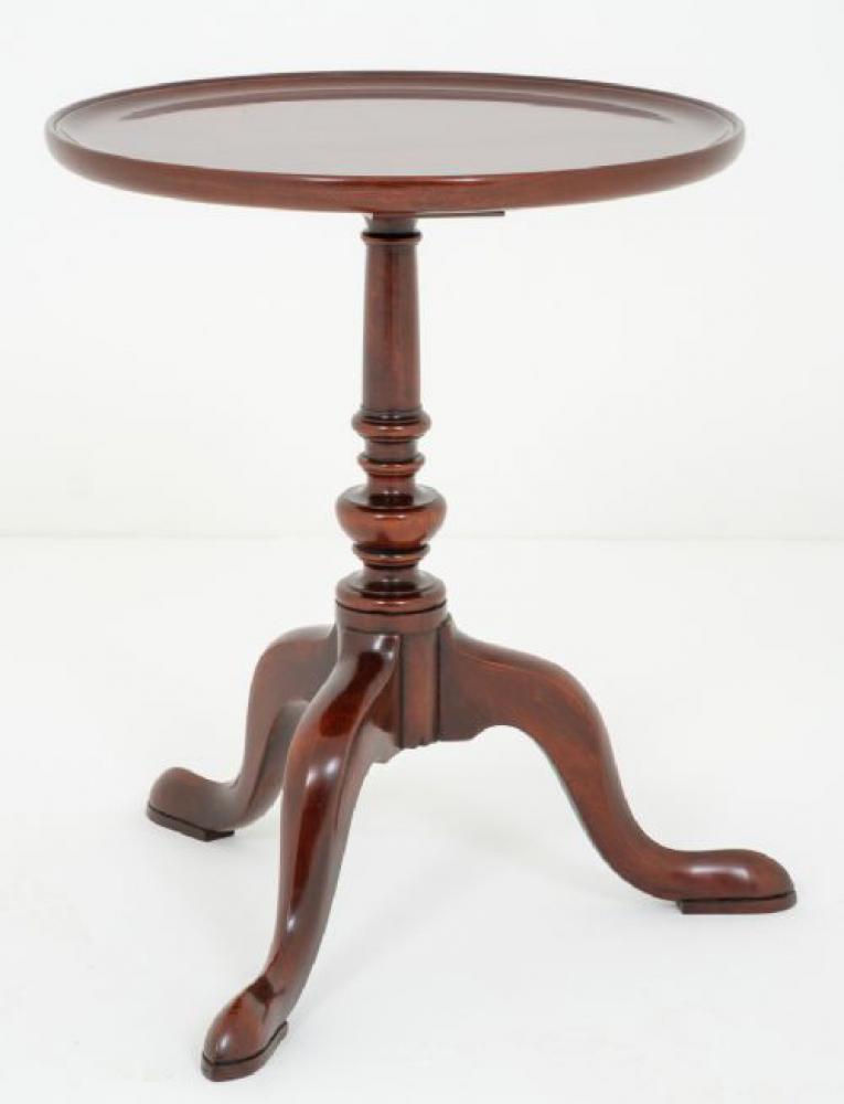 Tables d'Appoint Antique en Vinyle d'Acajou