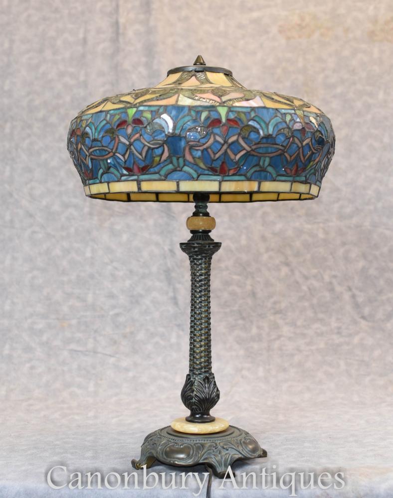 Lampe de table Art Nouveau Tiffany Shade Light