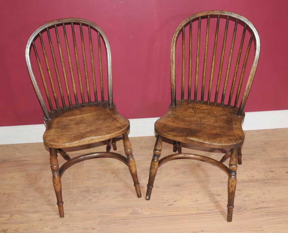 Ensemble de 8 chaises anglais Bow Back Country Windsor