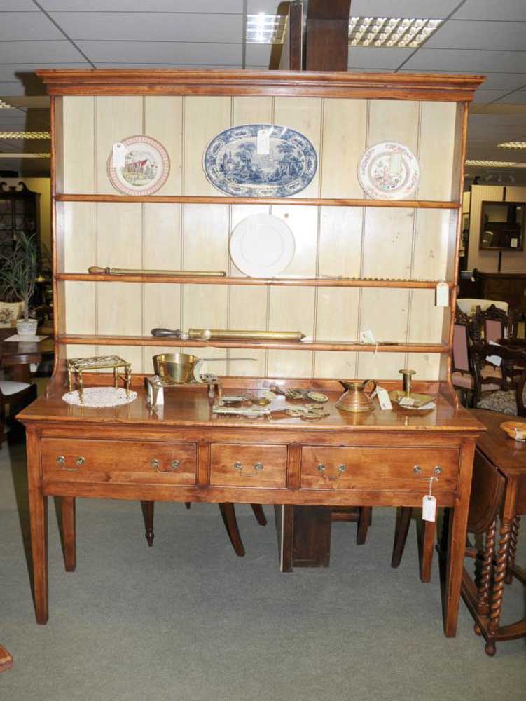 Farmhouse Welsh Dresser Buffet Cuisine En Bois De Cerisier