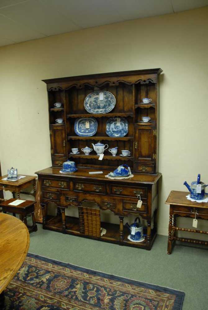 Welsh Dresser Chêne Potboard Mobilier De Ferme