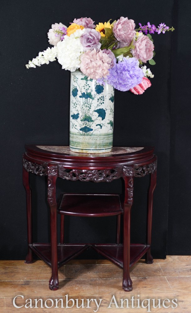 Console Chinoise Antique - Tables de Hall en Bois Dur