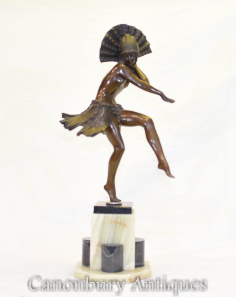 Figurine Danseuse Art Déco - Statue Danse Egyptienne
