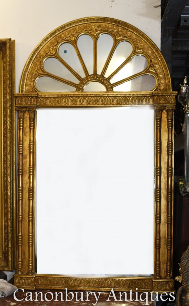 Miroir De Jetée Régence Doré Néo Classique
